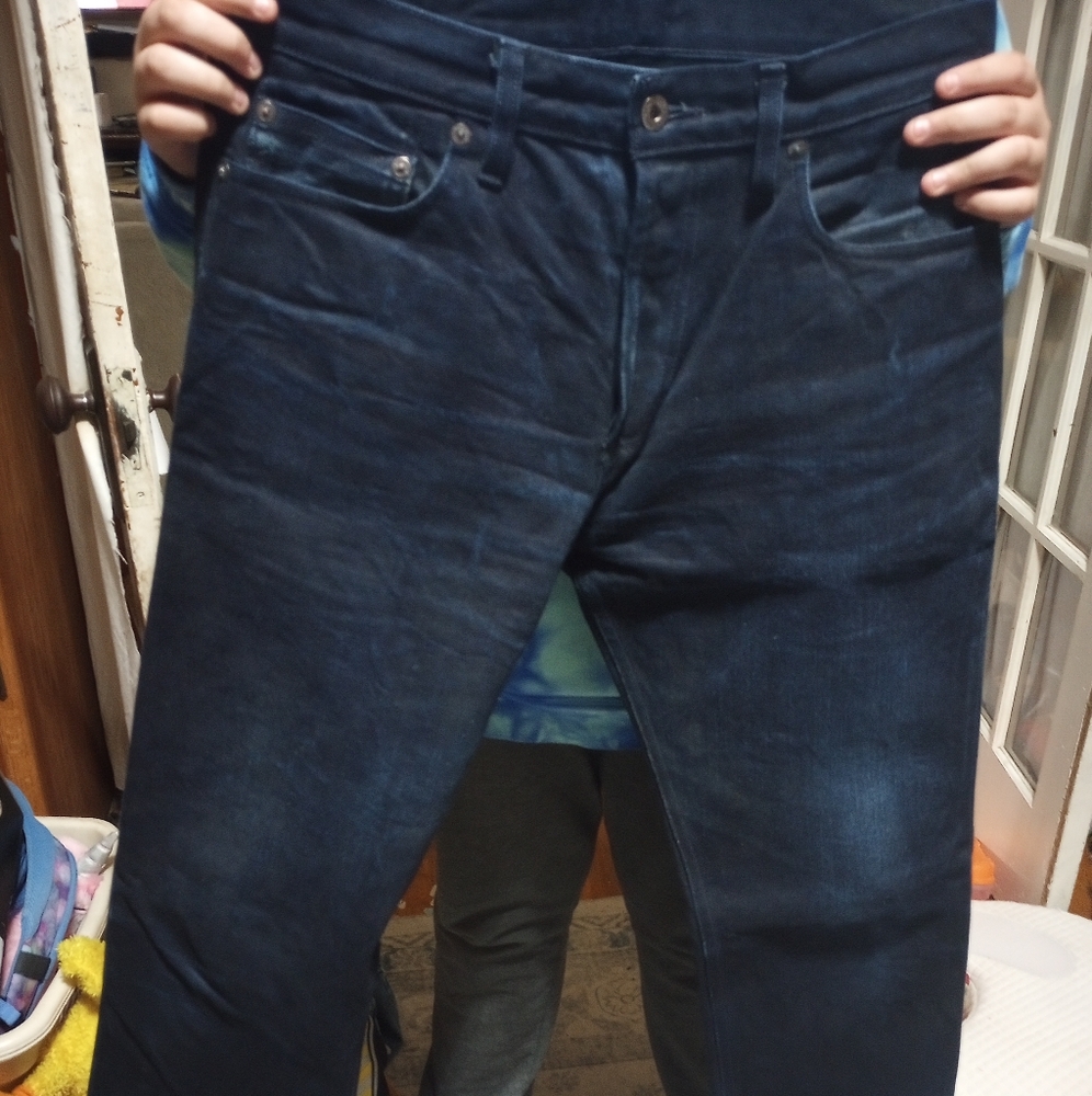 3sixteen dark wash straight selvage straight leg mens jeans